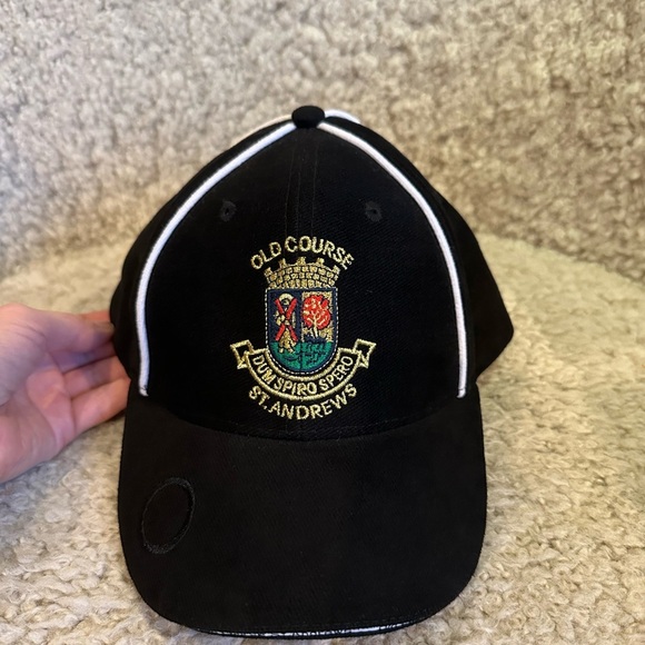 Black St. Andrews Golf Cap - Picture 2 of 9